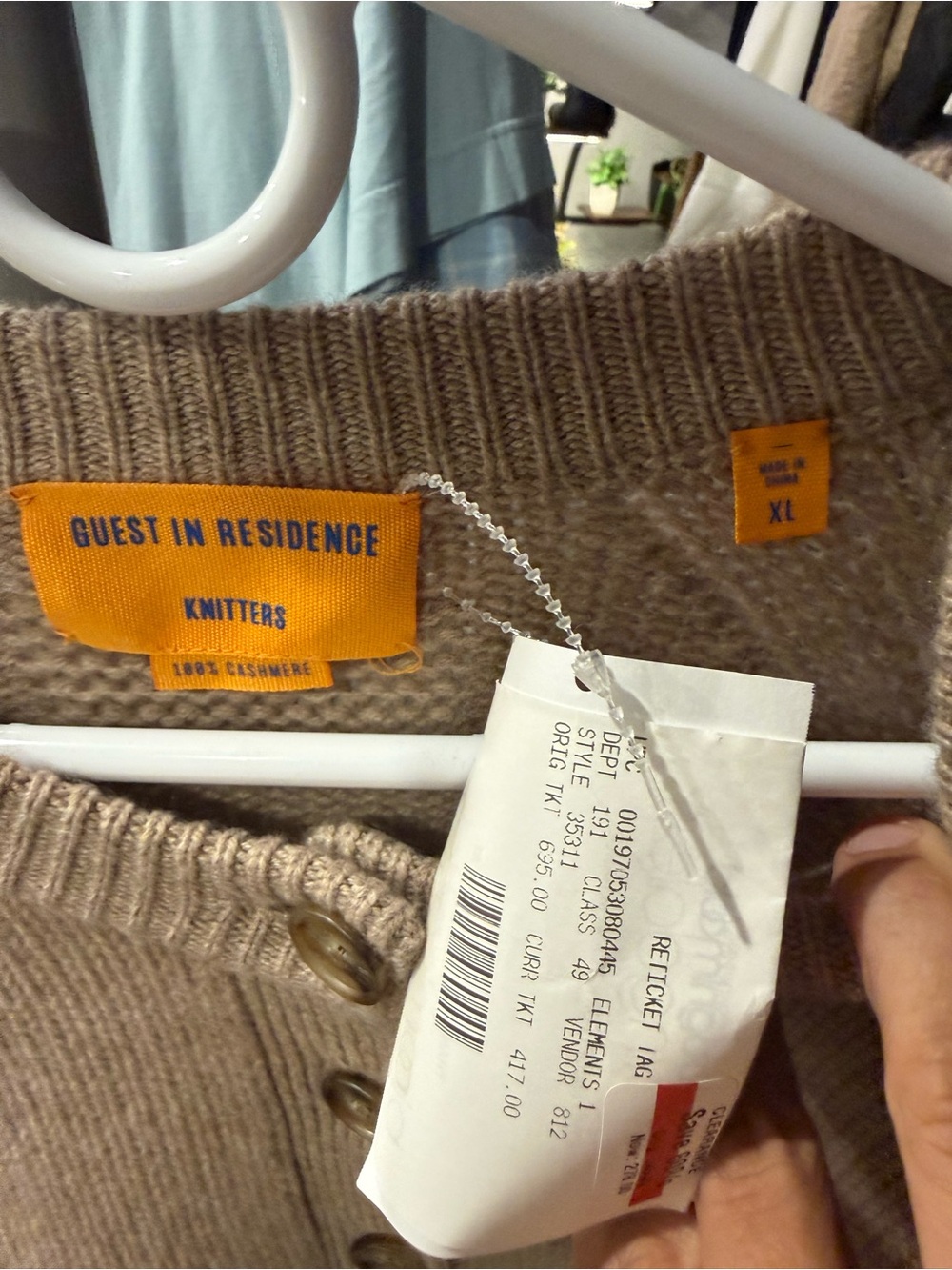 Guest in Residence Sculpted Cashmere Cardigan - Picture 9 of 11